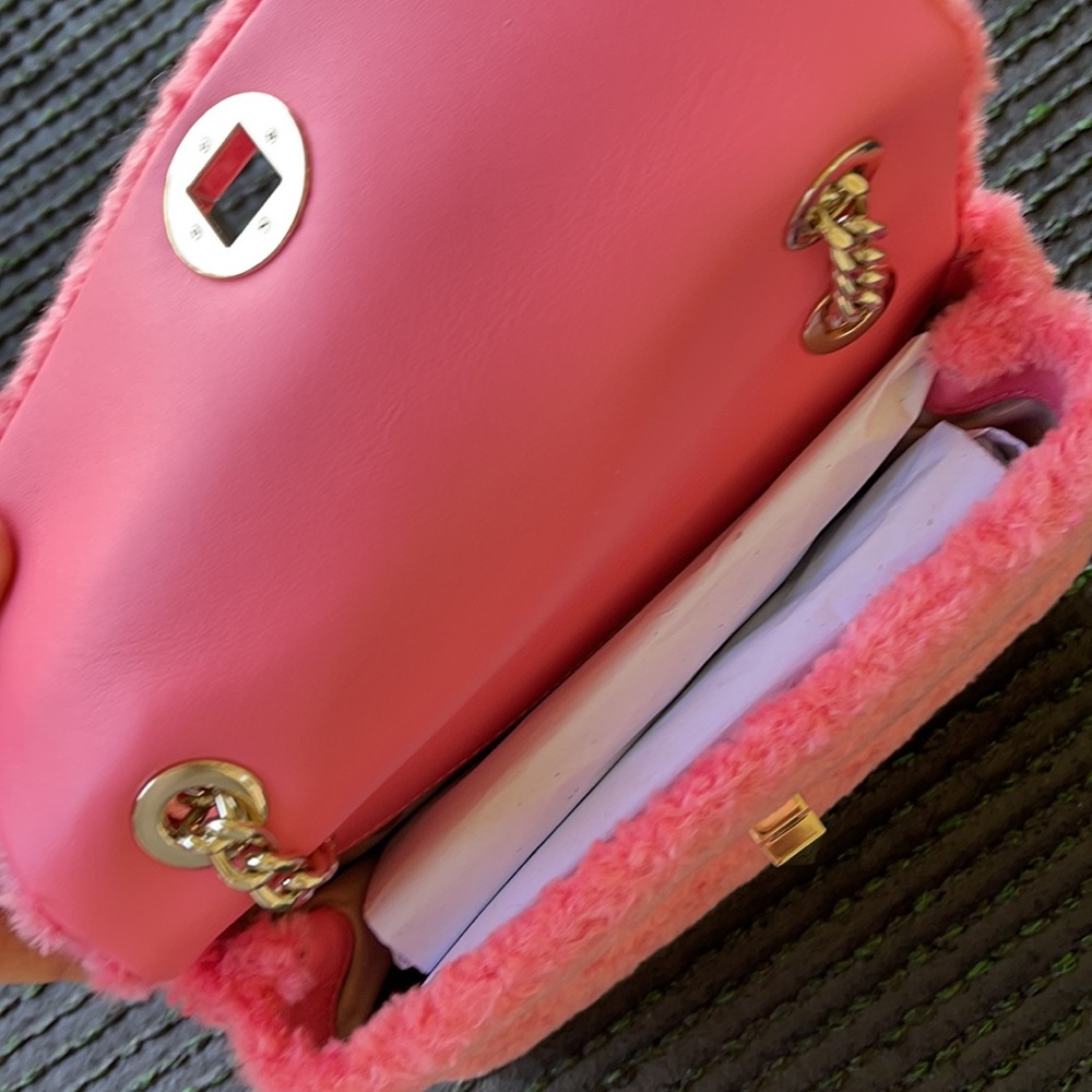 Kate Spade Natalia Foux Fur small flap crossbody - Picture 7 of 16